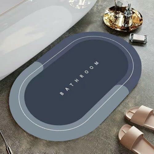 Quick-Dry Anti-Slip Bathroom Mat – Water Absorbent Rubber Floor & Door Mat for Home, Kitchen, Washroom & Office