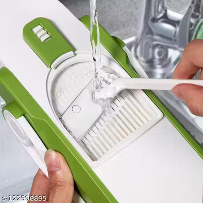Multipurpose Safe Mandoline Slicer & Vegetable Chopper with Adjustable Thickness, Grater & Julienne Cutter for Kitchen