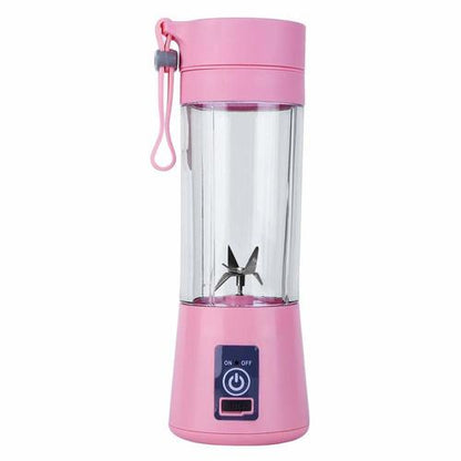 Portable USB Rechargeable Blender with 6 Stainless Steel Blades – Mini Juicer Mixer for Smoothies, Shakes, Baby Food & Travel Use