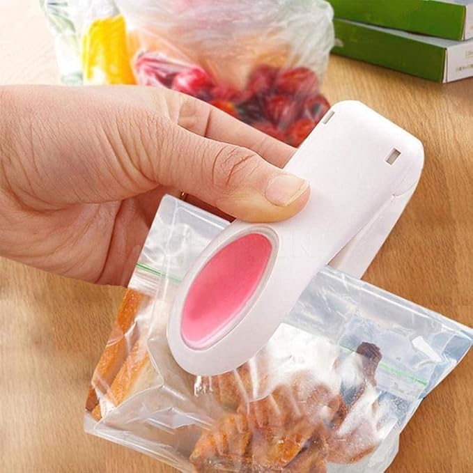 Portable Mini Heat Sealing Machine – Handheld Plastic Bag Sealer for Food Storage, Snack Packets & Vacuum Bags