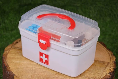 SMALL MEDICAL BOX White | Medicine Organizer | First aid Box, Multi-Purpose Box (SMALL MEDICAL BOX)