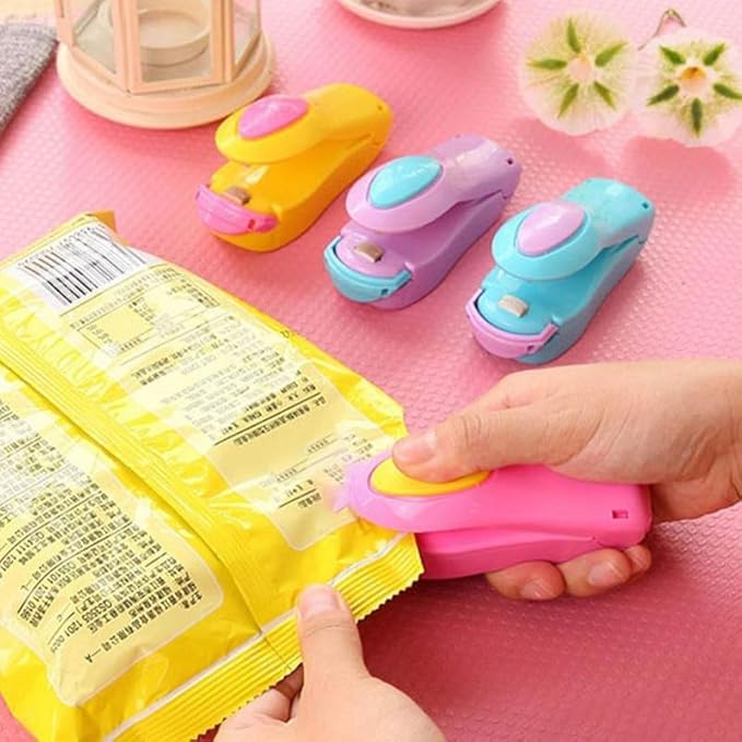 Portable Mini Heat Sealing Machine – Handheld Plastic Bag Sealer for Food Storage, Snack Packets & Vacuum Bags