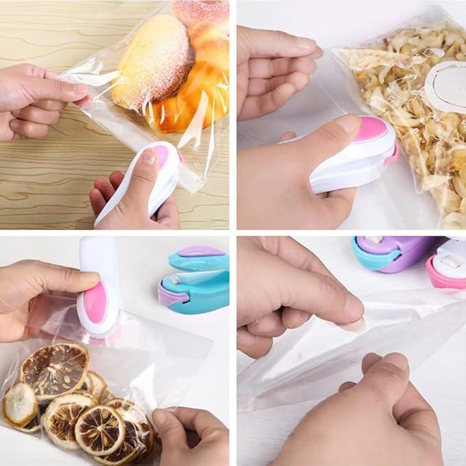 Portable Mini Heat Sealing Machine – Handheld Plastic Bag Sealer for Food Storage, Snack Packets & Vacuum Bags