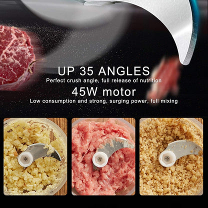 Electric Mini Garlic Chopper | USB Rechargeable Food Chopper | Fast & Efficient Garlic, Fruit & Vegetable Cutter