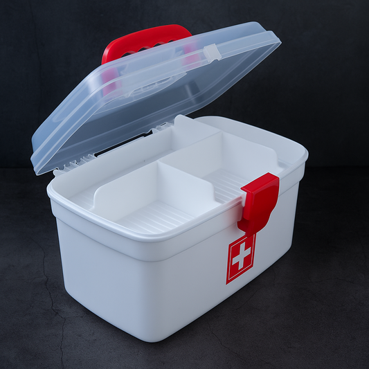 BIG MEDICAL BOX White | Medicine Organizer | First aid Box, Multi-Purpose Box (BIG MEDICAL BOX)