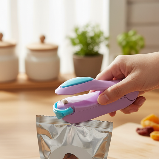 Portable Mini Heat Sealing Machine – Handheld Plastic Bag Sealer for Food Storage, Snack Packets & Vacuum Bags