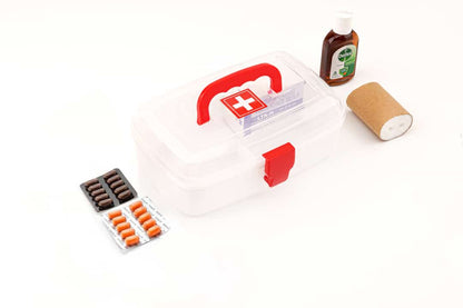 SMALL MEDICAL BOX White | Medicine Organizer | First aid Box, Multi-Purpose Box (SMALL MEDICAL BOX)