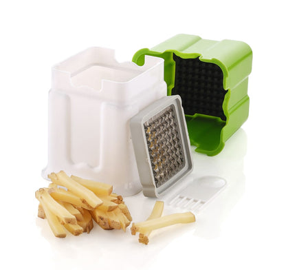 Premium Manual Potato Chipser & French Fry Cutter – Multi-Purpose Vegetable & Fruit Slicer